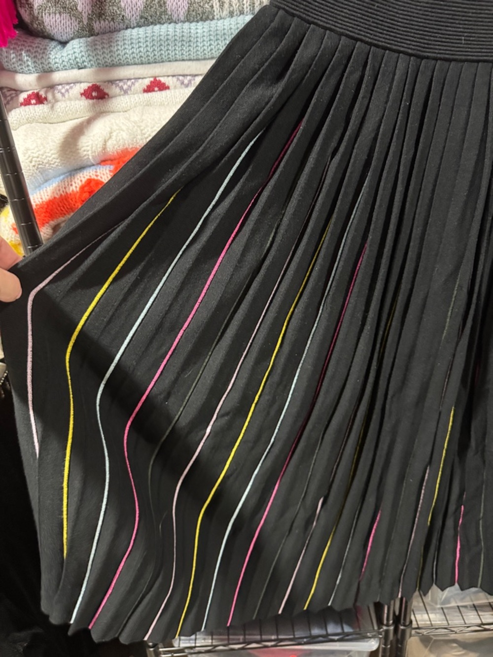 Black Sleeveless Fringe Jumpsuit - Picture 3 of 3